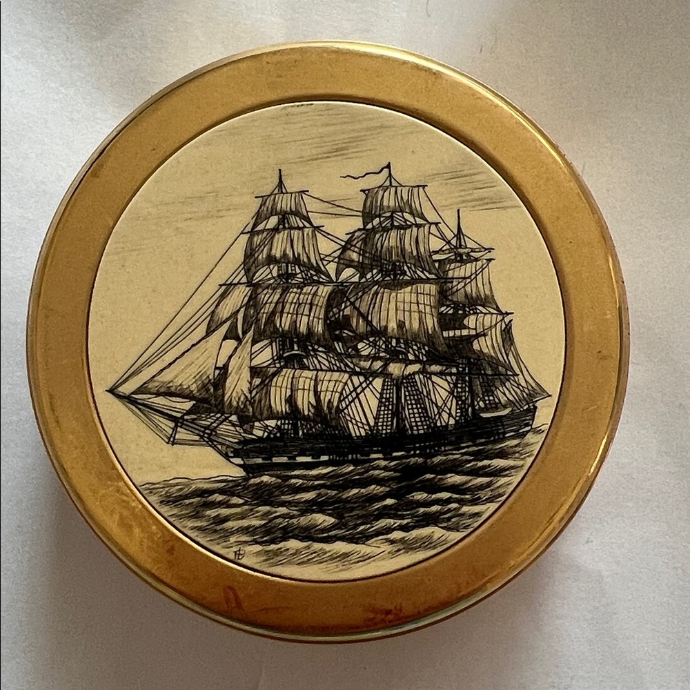 Vintage Barlow brass paperweight